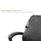 Mind Reader Black Vertical Posture Corrector Back Rest